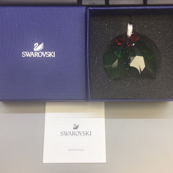 Swarovski Other - Swarovski holly ornament